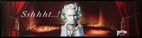 6r128 PERRIER 10x38 French advertising poster 1990s bust of Mozart with water bottle ear phones!