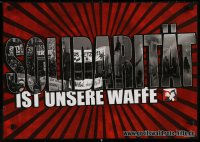 6r461 ROTE HILFE E.V. 17x23 German special poster 2003 Red Aid, far left prisoner support!