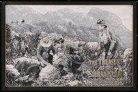 6r107 TREASURE OF THE SIERRA MADRE #29/50 24x36 art print R2015 Humphrey Bogart, Huston, classic!