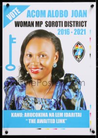 6r026 UGANDAN POLITICAL CAMPAIGN 2-sided 13x18 Ugandan political campaign 2016 Acom Alobo Joan!