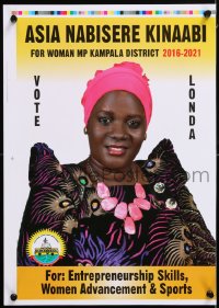 6r027 UGANDAN POLITICAL CAMPAIGN 2-sided 13x18 Ugandan political campaign 2016 Asia Kinaabi!