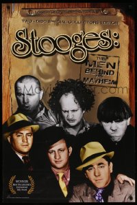 6r163 STOOGES: THE MEN BEHIND THE MAYHEM 24x36 video poster R2005 great portraits!