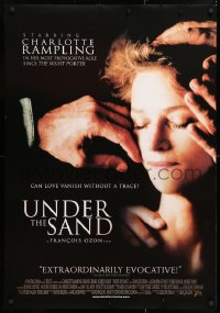 6r963 UNDER THE SAND DS 1sh 2000 sexy Charlotte Rampling most provocative since The Night Porter!
