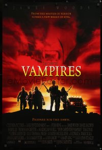 6r970 VAMPIRES 1sh 1998 John Carpenter, James Woods, cool vampire hunter image!