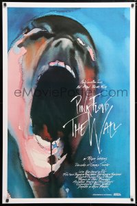 6r978 WALL int'l 1sh 1982 Pink Floyd, Roger Waters, classic Gerald Scarfe rock & roll art!