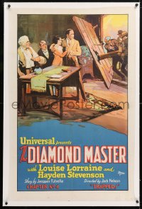 6s115 DIAMOND MASTER linen chapter 4 1sh 1929 written by Jacques Futrelle, Trapped, ultra rare!