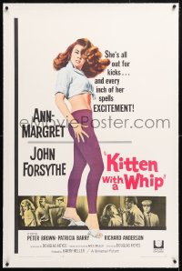 6s206 KITTEN WITH A WHIP linen 1sh 1964 Ann-Margret is out for kicks, every inch spells excitement!