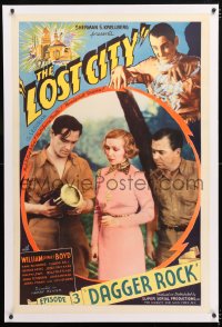 6s222 LOST CITY linen chapter 3 1sh 1935 jungle sci-fi serial, William Stage Boyd, Dagger Rock!
