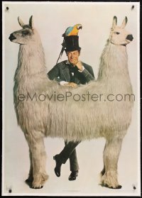 6t207 DOCTOR DOLITTLE linen 30x43 commercial poster 1967 Rex Harrison with Pushmi-Pullyu!