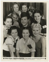 6w347 STAGE STRUCK 8x10.25 still 1936 Busby Berkeley, Dick Powell surrounded by beautiful women!
