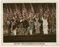 6w354 YANKEE DOODLE DANDY Color-Glos 8x10.25 still 1942 Cagney & family in patriotic musical number!