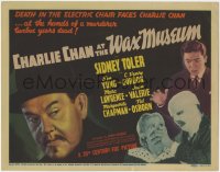 6w359 CHARLIE CHAN AT THE WAX MUSEUM TC 1940 Sidney Toler at the hands of a dead murderer, rare!