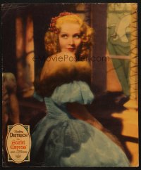 6w049 SCARLET EMPRESS jumbo LC 1934 Josef von Sternberg classic, wonderful c/u of Marlene Dietrich!