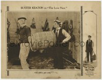 6w452 LOVE NEST LC 1923 Buster Keaton helping old man carry 99 1/2 percent barrel, ultra rare!