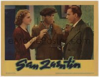 6w480 SAN QUENTIN LC 1937 Pat O'Brien holding Humphrey Bogart at gunpoint by sister Ann Sheridan!