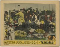 6w486 SIMBA LC 1928 Osa & Martin Johnson spent 4 years making this in Africa, portrait w/ natives!