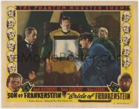 6w491 SON OF FRANKENSTEIN/BRIDE OF FRANKENSTEIN LC #6 1948 Lugosi watches Rathbone X-raying Karloff