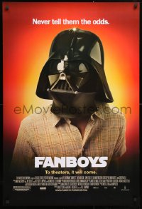 6x253 FANBOYS DS 1sh 2009 wacky 40 Year Old Virgin spoof image w/ Darth Vader helmet!