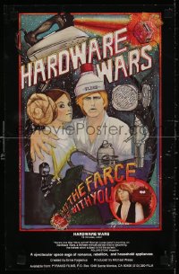 6x091 HARDWARE WARS 11x17 special poster 1978 wacky Guy Barnes Star Wars parody art!