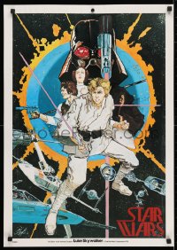 6x003 STAR WARS 20x29 special poster 1976 George Lucas classic, Howard Chaykin art, Poster1, rare!