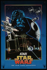 6x081 STAR WARS 20x30 special poster 1983 The Coin Video Experience, Atari, cool montage art!