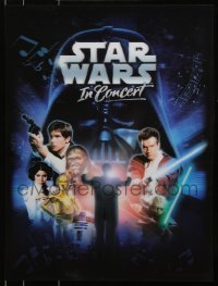 6x255 STAR WARS IN CONCERT lenticular 19x25 special poster 2009 Leia, Yoda, Obi-Wan, Darth Vader