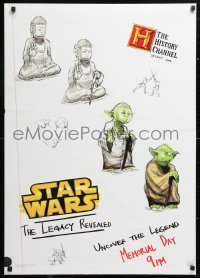 6x252 STAR WARS: THE LEGACY REVEALED set of 4 24x34 TV posters 2007 The History Channel documentary!