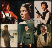 6x085 STAR WARS 34x38 special poster 1977 George Lucas, Luke, Leia, Han, Chewie, Tarkin, Obi-Wan!