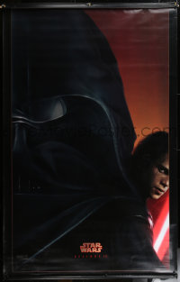 6x249 REVENGE OF THE SITH vinyl banner 2005 Star Wars Episode III, Hayden Christensen as Vader!