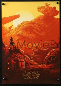 6x266 FORCE AWAKENS group of 4 IMAX 12x17 special posters 2015 Star Wars: Episode VII, Mumford art!