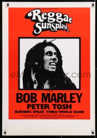 6y081 REGGAE SUNSPLASH II Aust 1sh 1979 Peter Tosh, Third World Band, Burning Spear & Bob Marley!