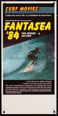 6y084 FANTASEA '84 Aust daybill 1984 great close up surfing photo, a blast of ocean fever!