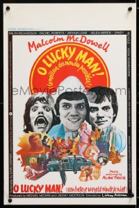 6y113 O LUCKY MAN Belgian 1973 great image of Malcolm McDowell, directed by Lindsay Anderson!