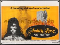 6y455 AUDREY ROSE British quad 1977 Marsha Mason, Anthony Hopkins, a haunting vision of reincarnation!