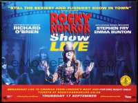 6y500 ROCKY HORROR SHOW LIVE DS British quad 2015 written by and starring Richard O'Brien!