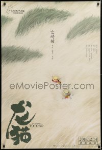 6y001 MY NEIGHBOR TOTORO teaser Chinese 2018 Hayao Miyazaki anime cartoon, art by Huang Hai!