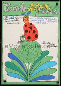 6y145 RETURN OF VERONICA Czech 12x16 1973 Veronica se intoarce, cool Stanislav Duda art of ladybug!