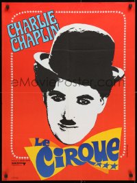 6y808 CIRCUS French 22x30 R1970s Charlie Chaplin slapstick classic!
