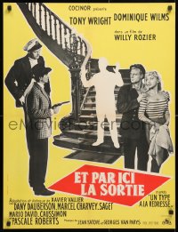 6y820 ET PAR ICI LA SORTIE French 24x31 1957 Willy Rozier directed, Tony Wright, Jean Mascii art!