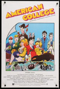 6y901 ANIMAL HOUSE Creation 9 French 16x24 1978 John Belushi, different art of American College!