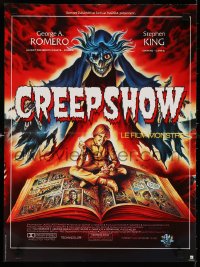 6y914 CREEPSHOW French 15x21 1983 George Romero & Stephen King, E.C. Comics, different art by Melki