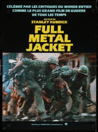 6y928 FULL METAL JACKET teaser French 16x22 1987 Stanley Kubrick's Vietnam War movie, born to kill!