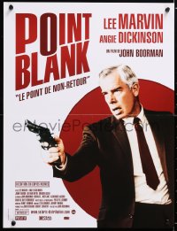 6y964 POINT BLANK French 16x21 R2011 great image of Lee Marvin with gun, John Boorman film noir!