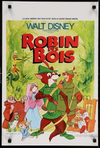 6y974 ROBIN HOOD French 16x24 R1982 Walt Disney's cartoon version, the way it REALLY happened!