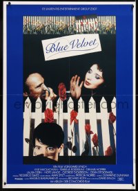 6y251 BLUE VELVET German 1987 David Lynch directed, Isabella Rossellini, Dennis Hopper, MacLachlan!