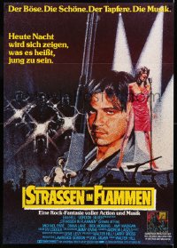 6y320 STREETS OF FIRE German 1984 Michael Pare, Diane Lane, rock 'n' roll, directed by Walter Hill!