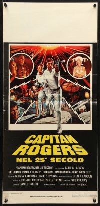 6y563 BUCK ROGERS Italian locandina 1979 classic sci-fi comic strip, Gadino art, Capitan Rogers!