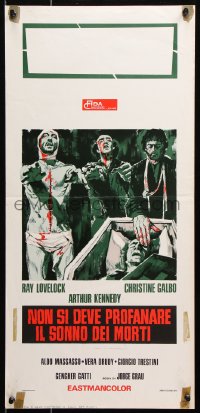 6y579 DON'T OPEN THE WINDOW Italian locandina 1974 avoid fainting, repeat - it's only a movie!
