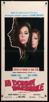6y586 FANTASIES OF A SENSUOUS WOMAN Italian locandina 1969 La Donna Invisibile, Paolo Spinola!
