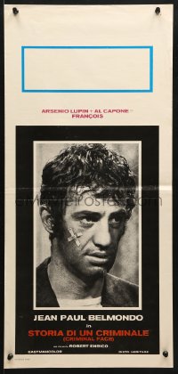 6y592 HO! Italian locandina R1970s Roberto Enrico, different image of Jean-Paul Belmondo!